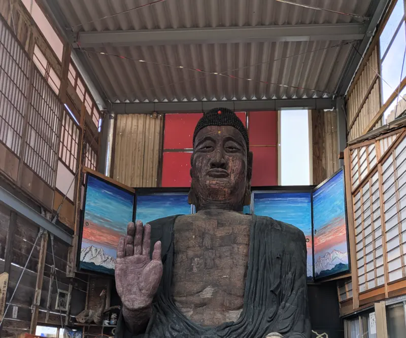 西澤邸薬師如来坐像にお参りする会 in 長野