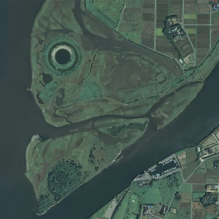 八幡製鐵 工業用水浸透実験池